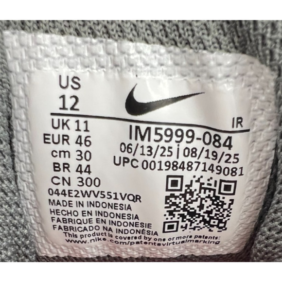 Nike Shox Ride 2 Men's Size 12 Smoke Grey University Red IM5999-084 New - Picture 3 of 16